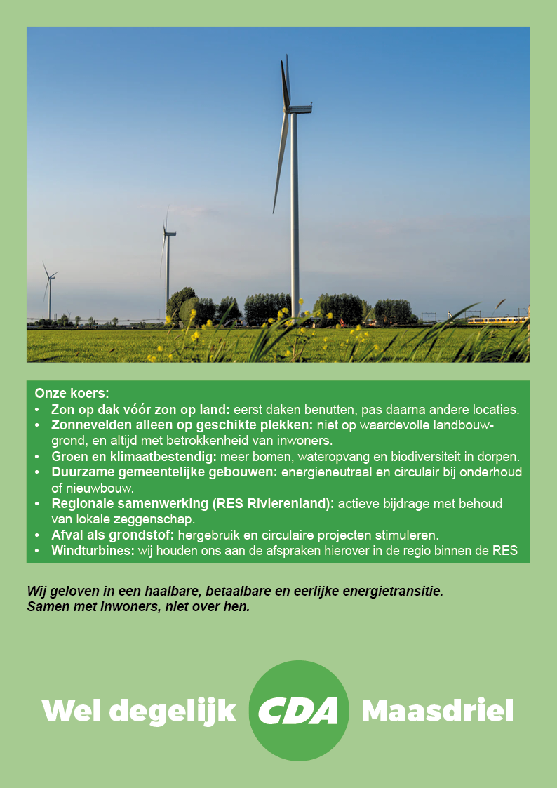 CDA Programma 2026-203011