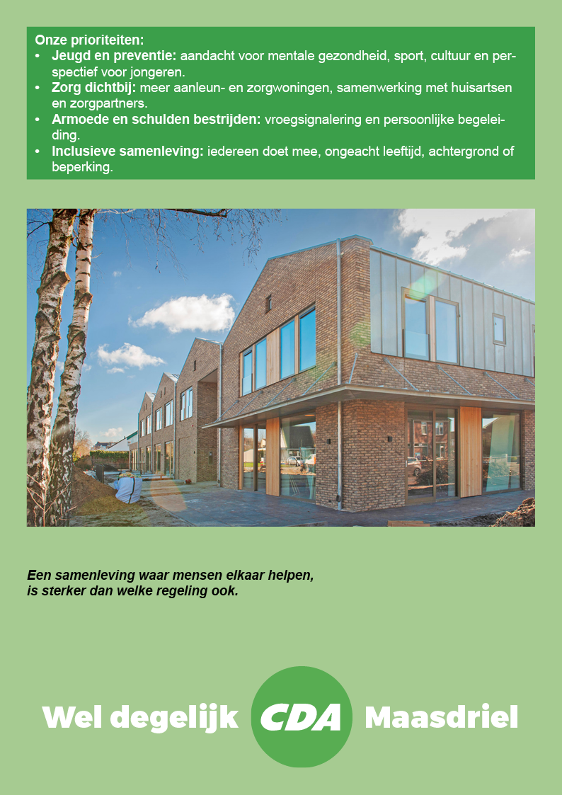 CDA Programma 2026-203013