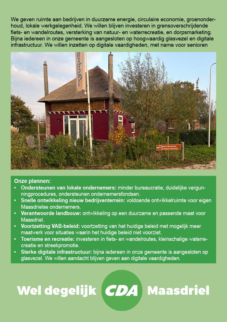 CDA Programma 2026-203017