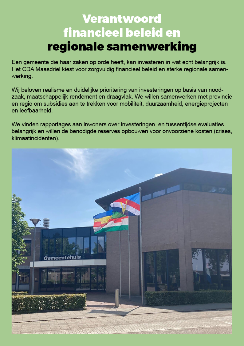 CDA Programma 2026-203018